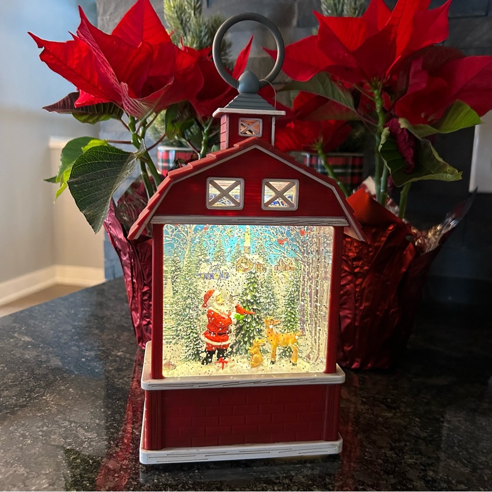 Christmas Globe, Light Up Lantern , Santa , Reindeer Christmas Decoration